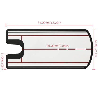 Golf Putting Mirror Alignment Aid