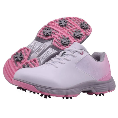 New Waterproof  Women Outdoor Spikes Golf Sneakers